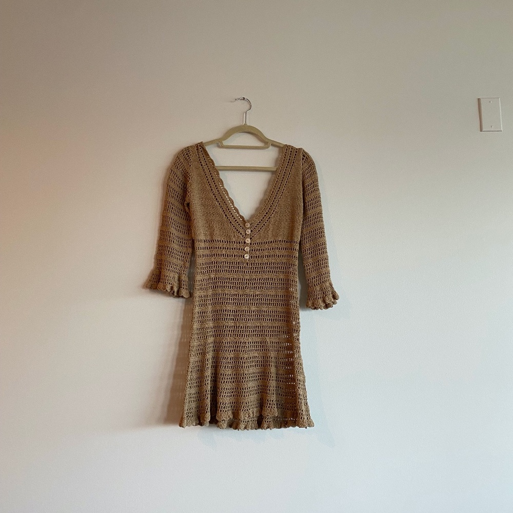 She made me Neha Dress Beige size XS - Picture 3 of 4